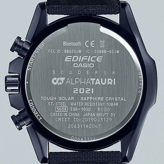 Японские наручные часы Casio Edifice EQB-1000AT-1AER с хронографом