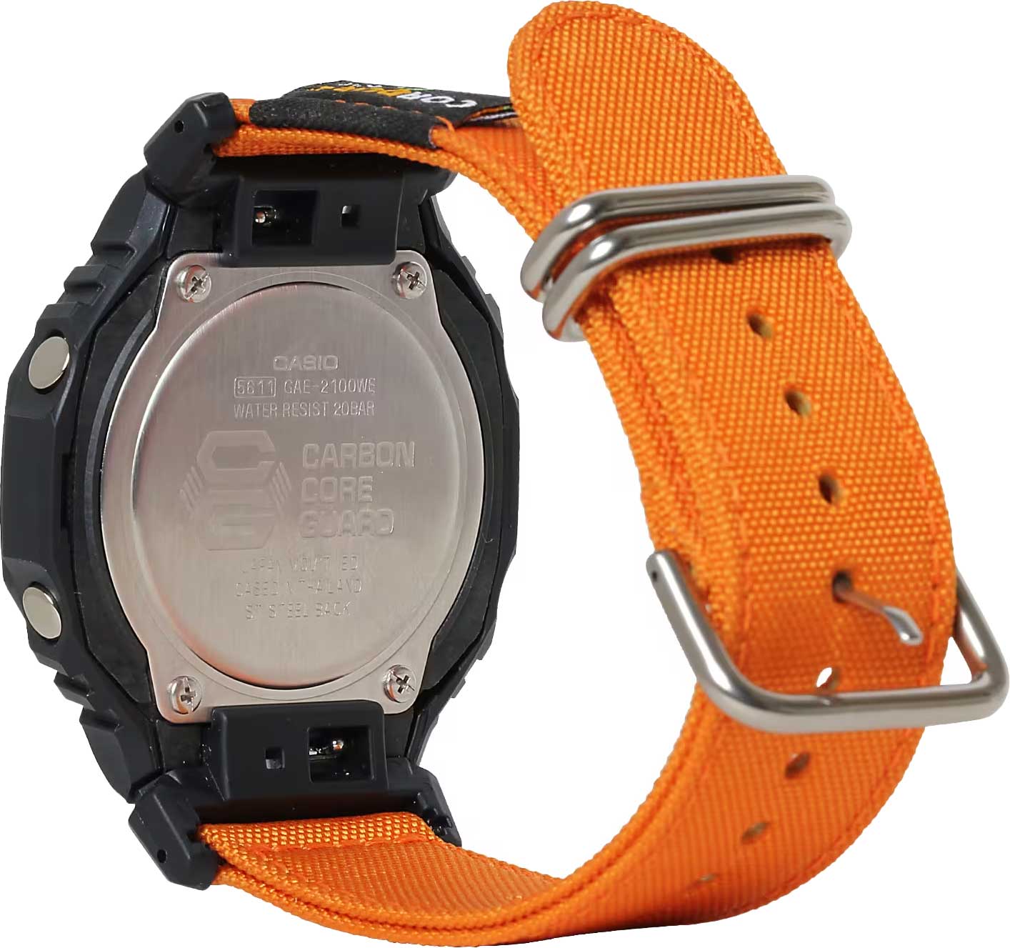 Японские наручные часы Casio G-SHOCK GAE-2100WE-3A с хронографом