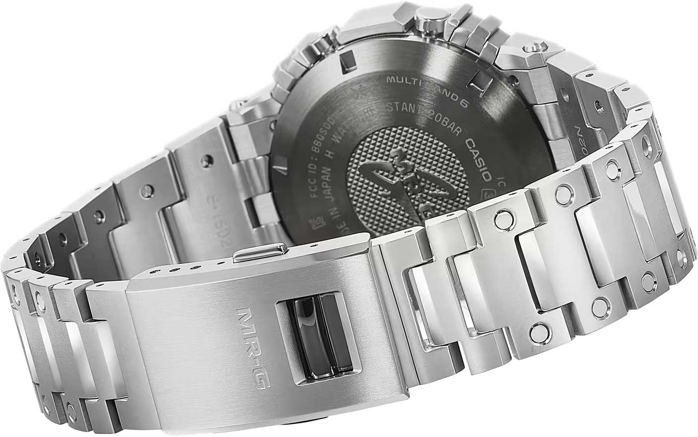 Японские титановые наручные часы Casio G-SHOCK MRG-B5000D-1 с хронографом