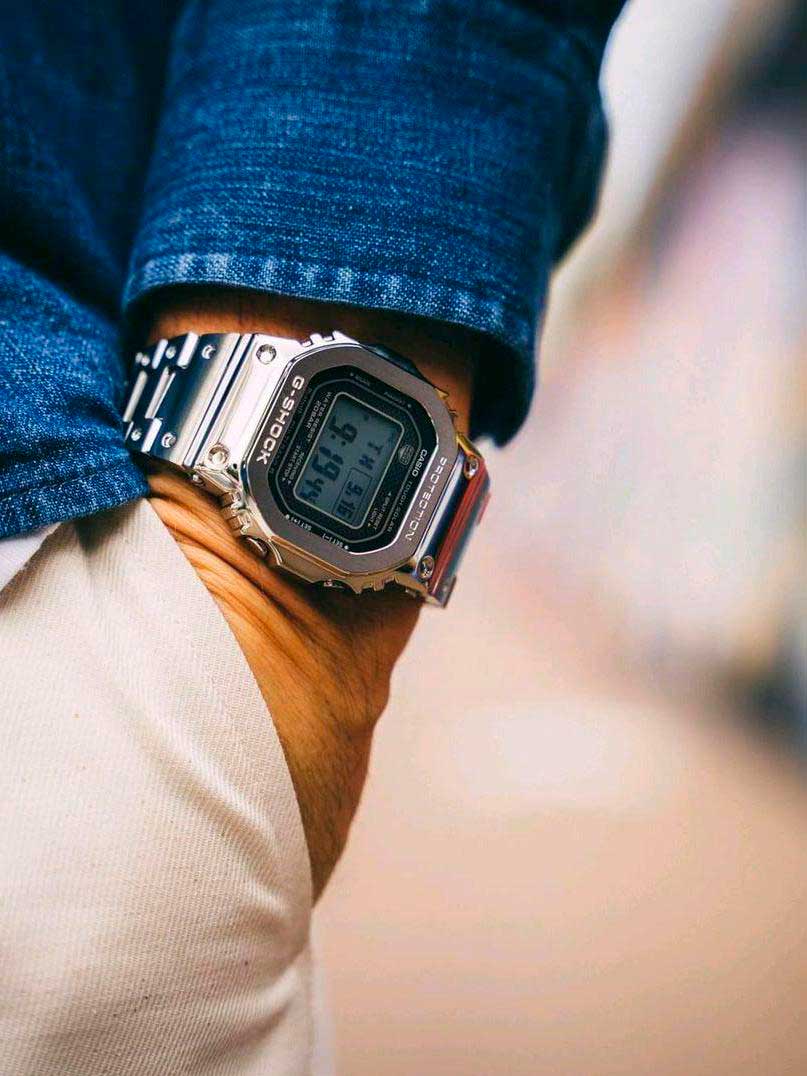 Японские наручные часы Casio G-SHOCK GMW-B5000D-1E с хронографом