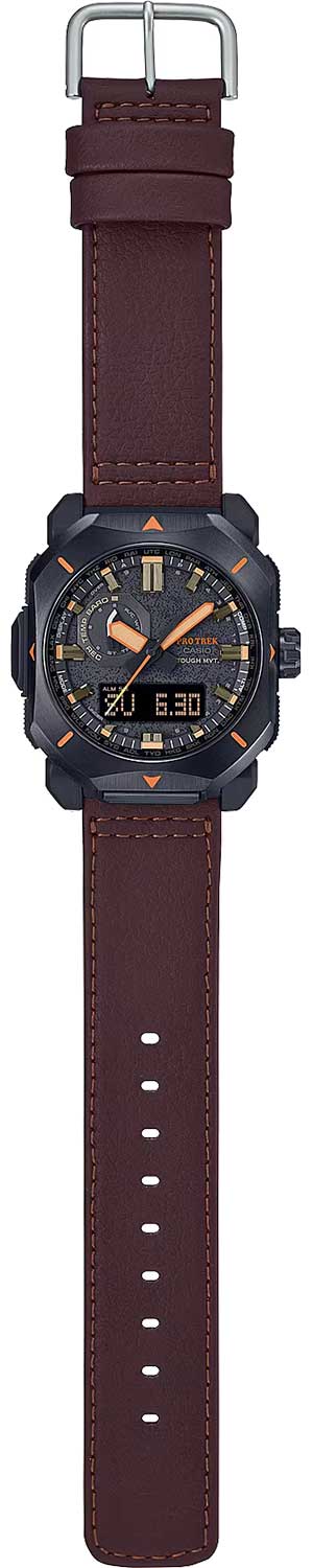 Японские наручные часы Casio Pro Trek PRW-6900YL-5ER с хронографом