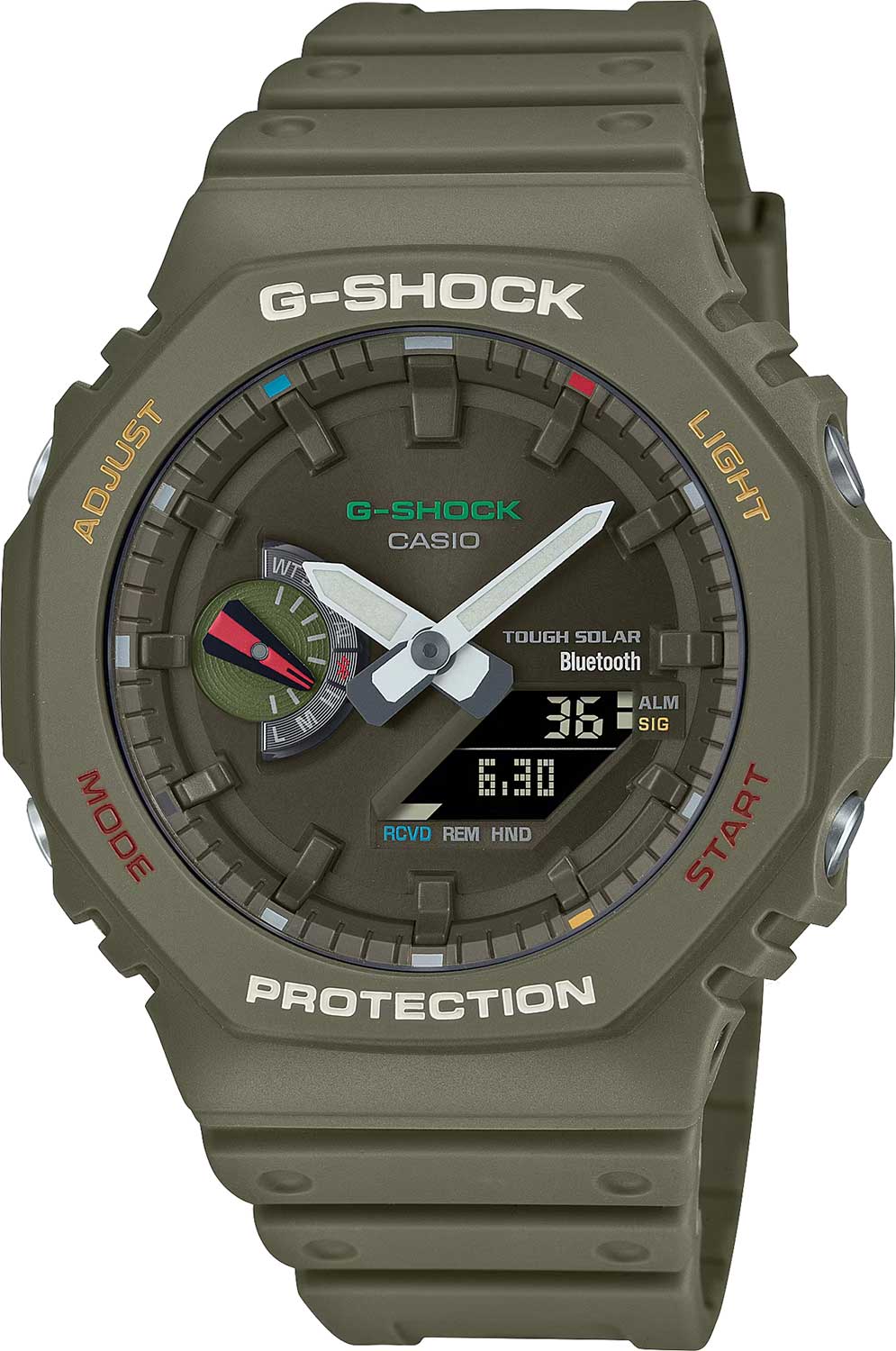 Японские наручные часы Casio G-SHOCK GA-B2100FC-3A с хронографом