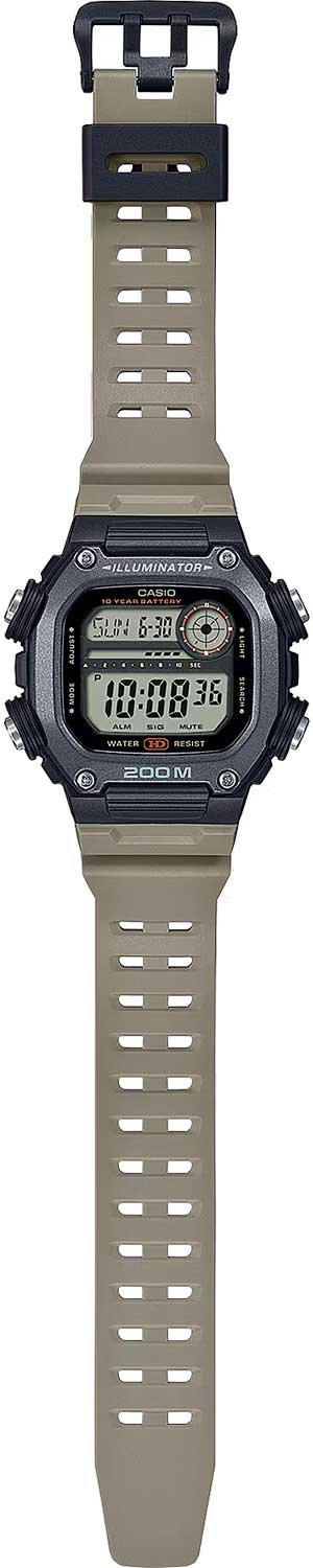 Японские наручные часы Casio Collection DW-291HX-5A с хронографом