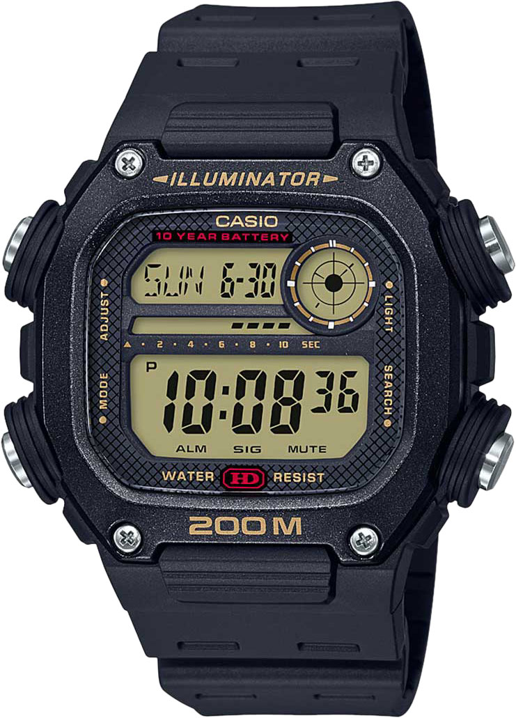 Японские наручные часы Casio Collection DW-291H-9AVEF с хронографом