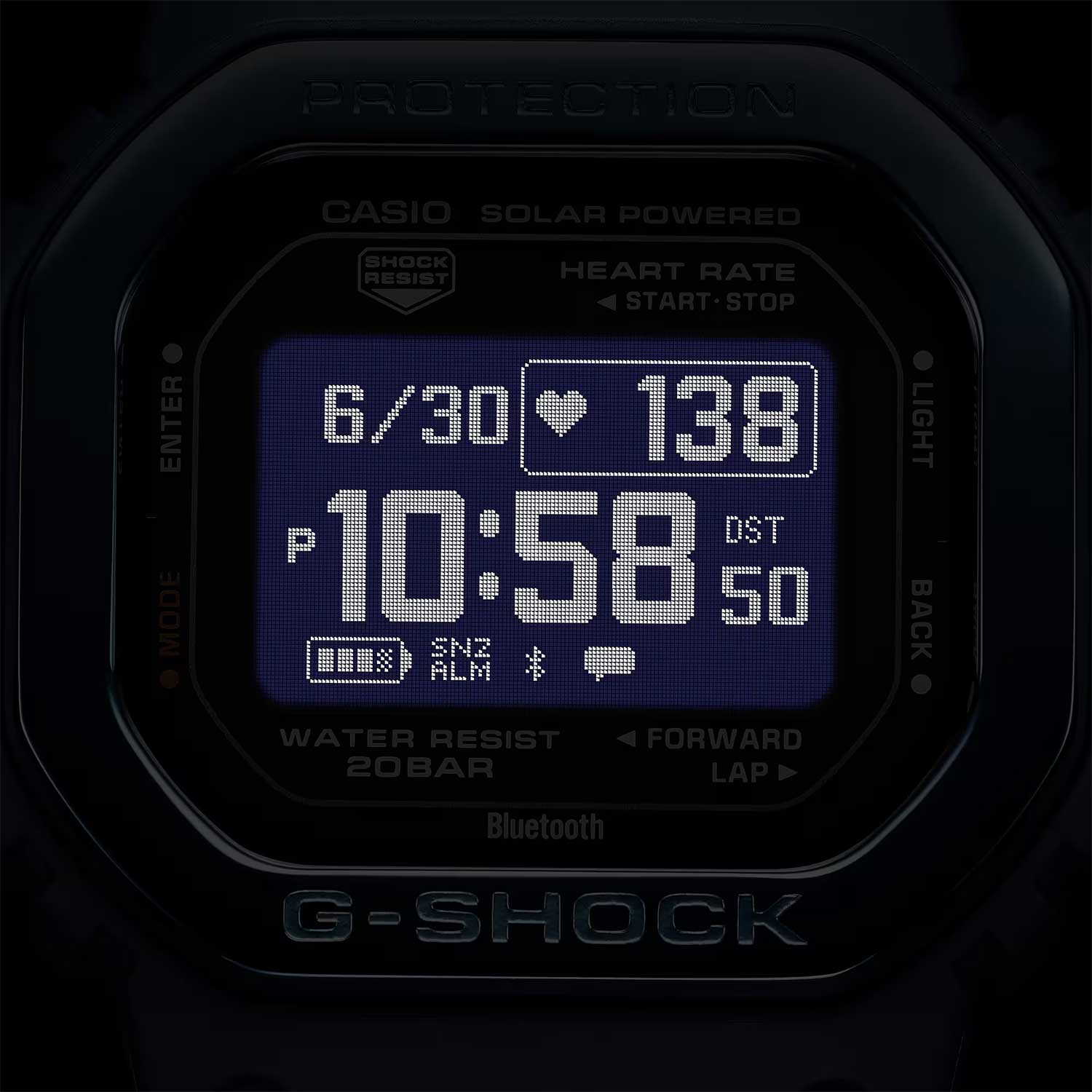 Японские умные часы Casio G-SHOCK DW-H5600MB-2 с хронографом