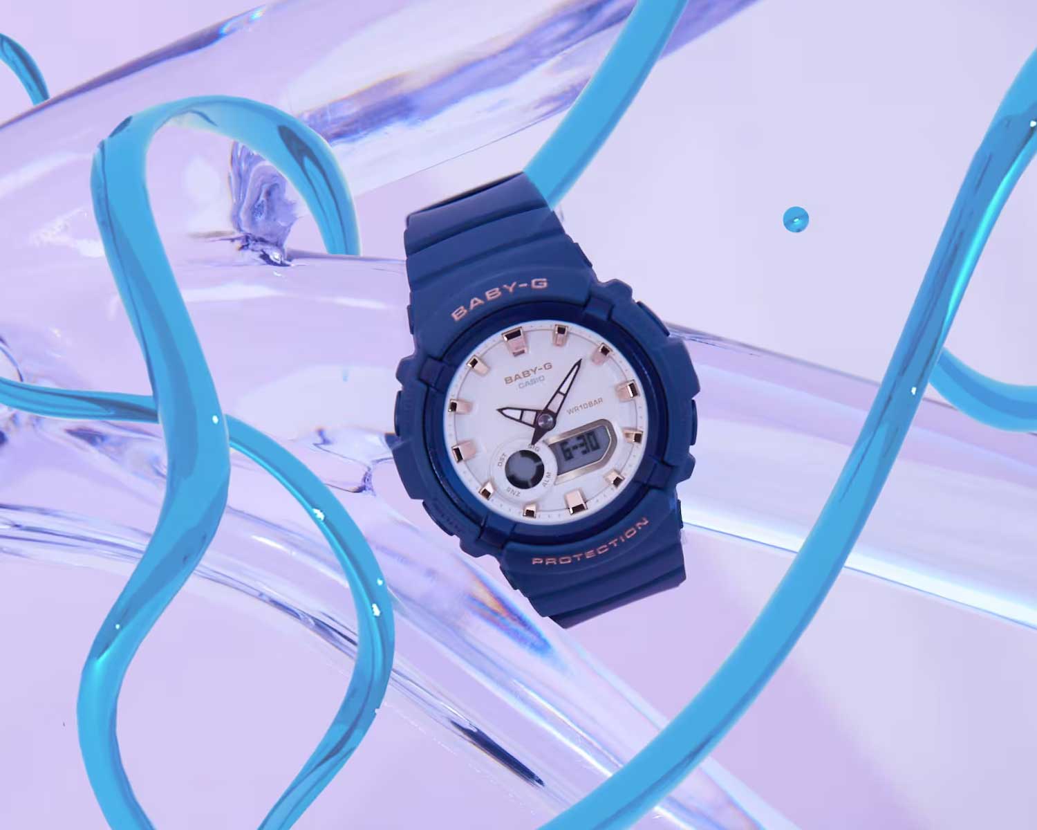 Японские наручные часы Casio Baby-G BGA-280BA-2A с хронографом