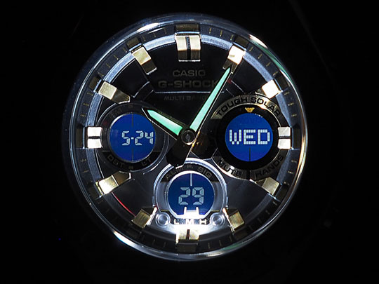 Японские наручные часы Casio G-SHOCK GST-W110D-1A9 с хронографом