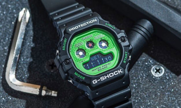 Японские наручные часы Casio G-SHOCK DW-5900RS-1ER с хронографом