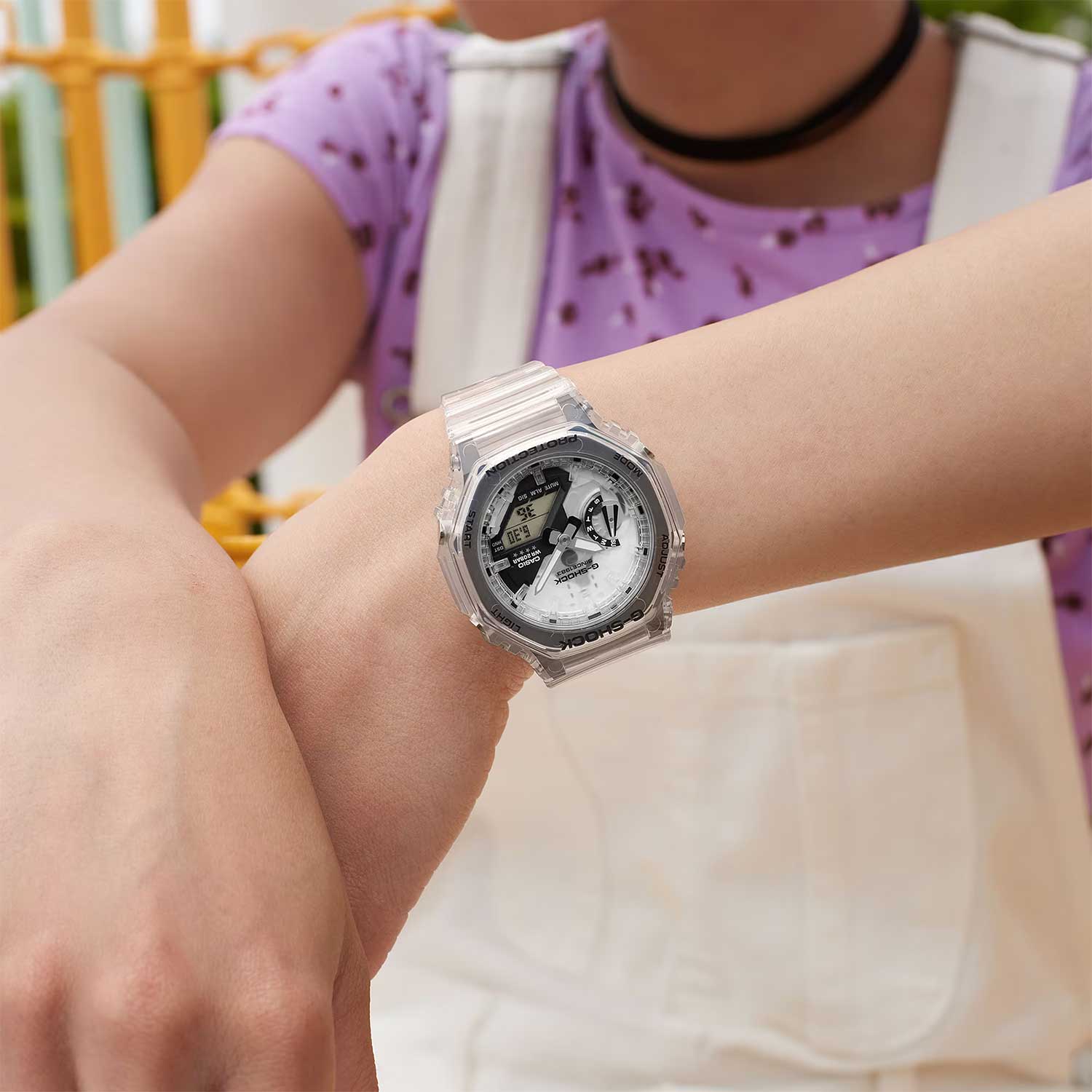 Японские наручные часы Casio G-SHOCK GMA-S2140RX-7A с хронографом