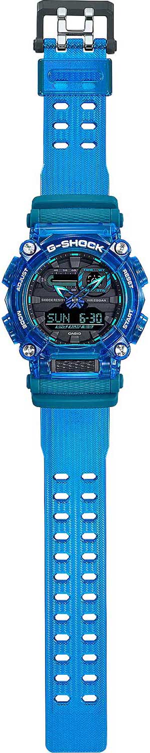 Японские наручные часы Casio G-SHOCK GA-900SKL-2A с хронографом