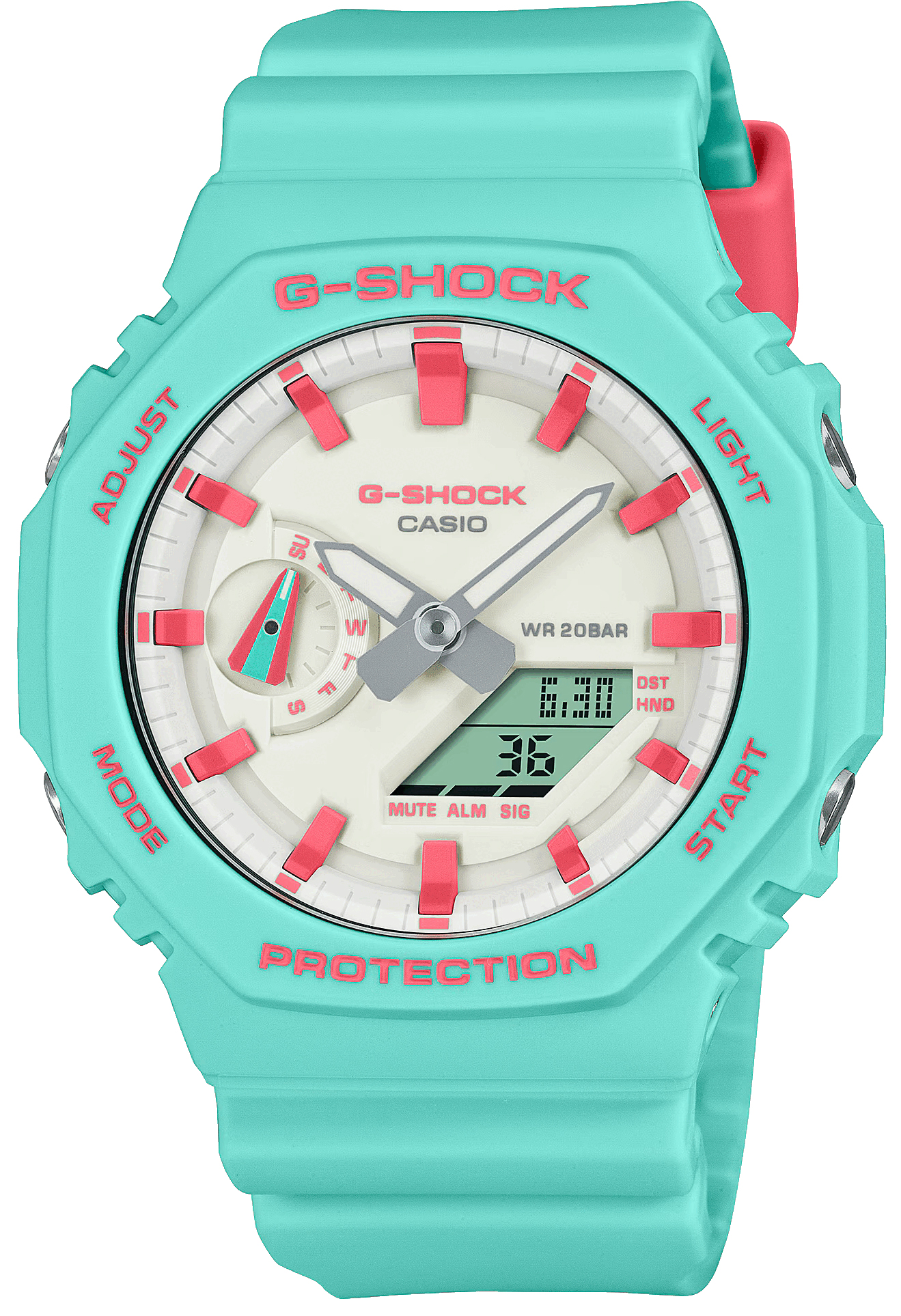 Японские наручные часы CASIO G-SHOCK GA-2100RB-3A