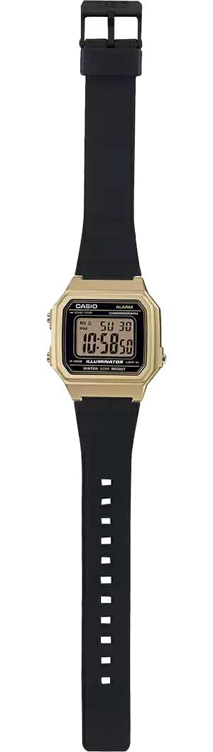 Японские наручные часы Casio Collection W-217HM-9AVEF с хронографом