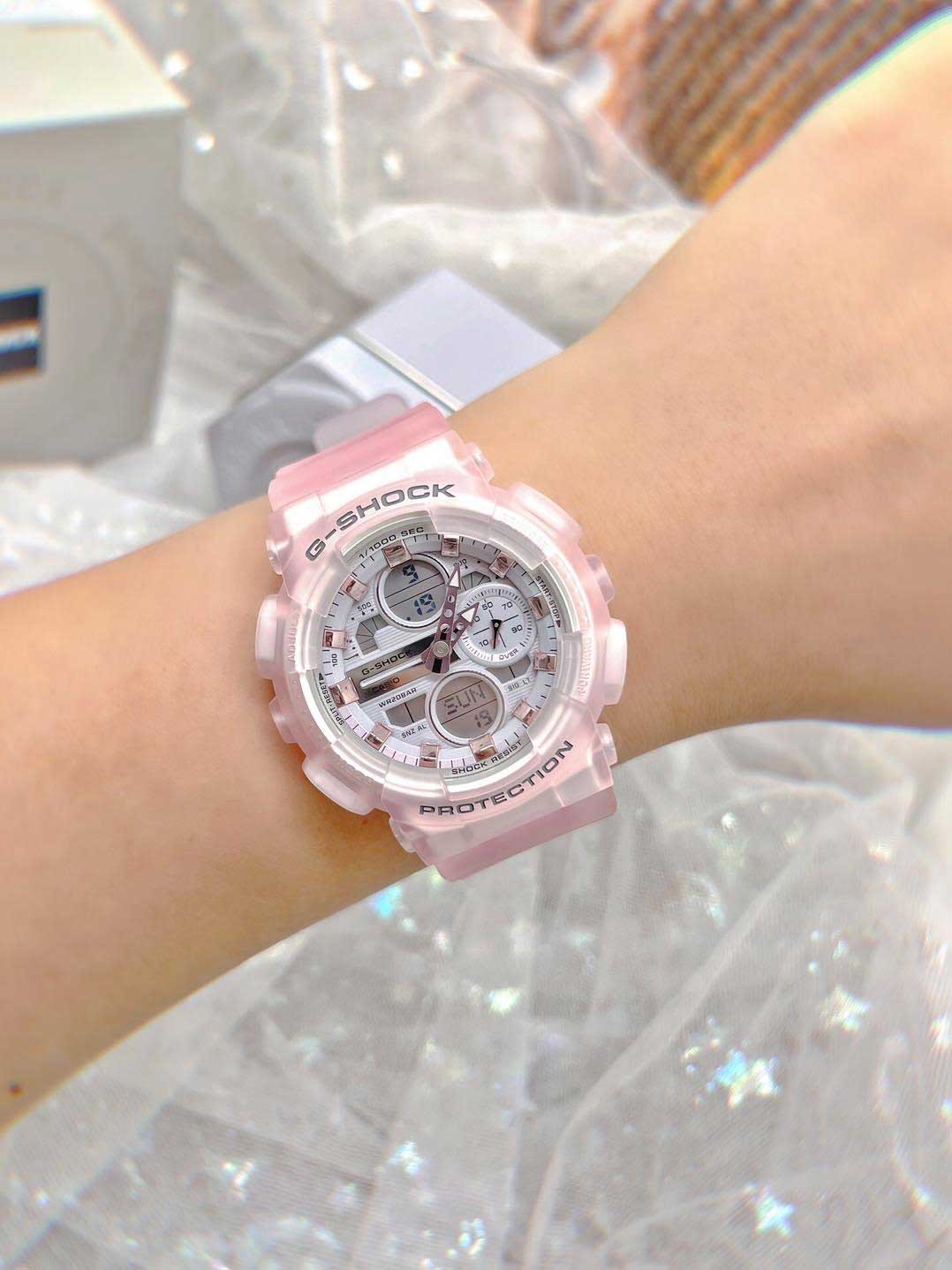 Японские наручные часы Casio G-SHOCK GMA-S140NP-4A с хронографом