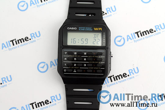Японские наручные часы Casio Vintage CA-53W-1 с хронографом