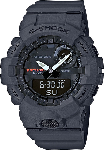 Японские спортивные наручные часы Casio G-SHOCK GBA-800-8A с хронографом