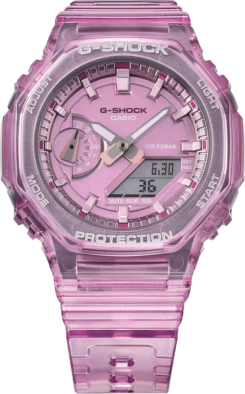 Японские наручные часы Casio G-SHOCK GMA-S2100SK-4AER с хронографом