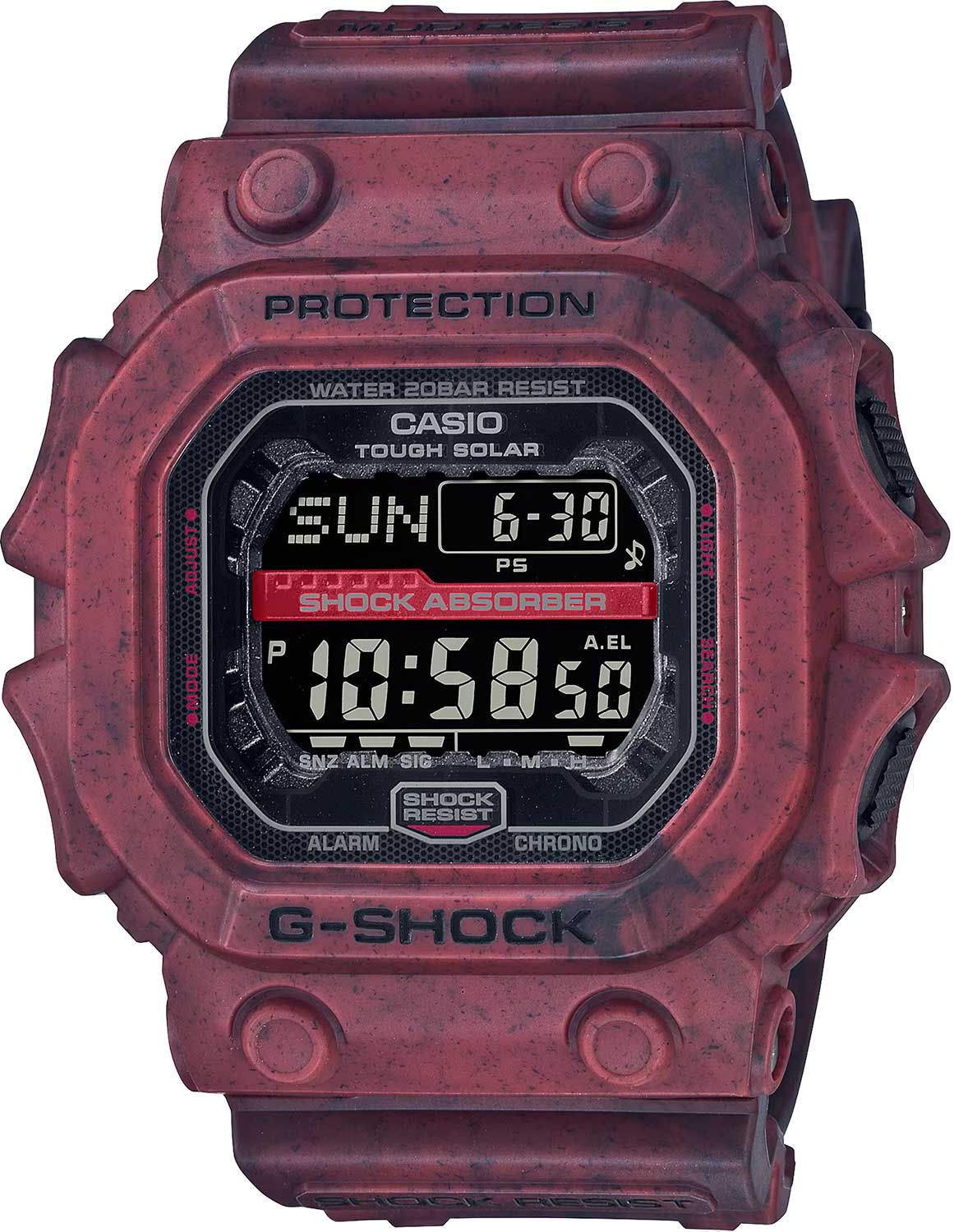 Японские наручные часы Casio G-SHOCK GX-56SL-4E с хронографом