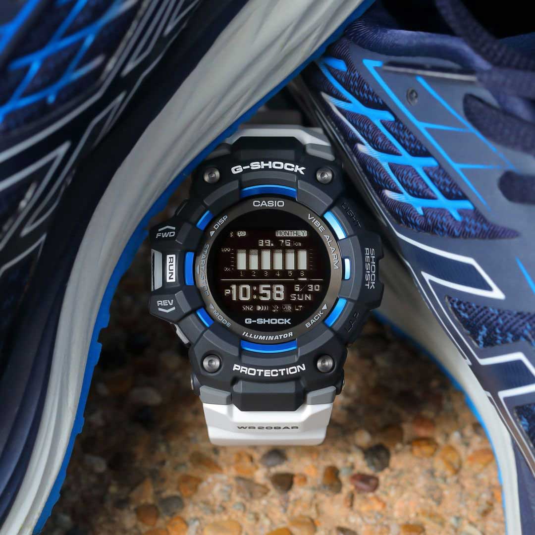 Японские спортивные наручные часы Casio G-SHOCK GBD-100-1A7 с хронографом