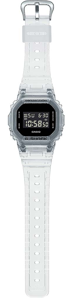 Японские наручные часы Casio G-SHOCK DW-5600SKE-7ER с хронографом