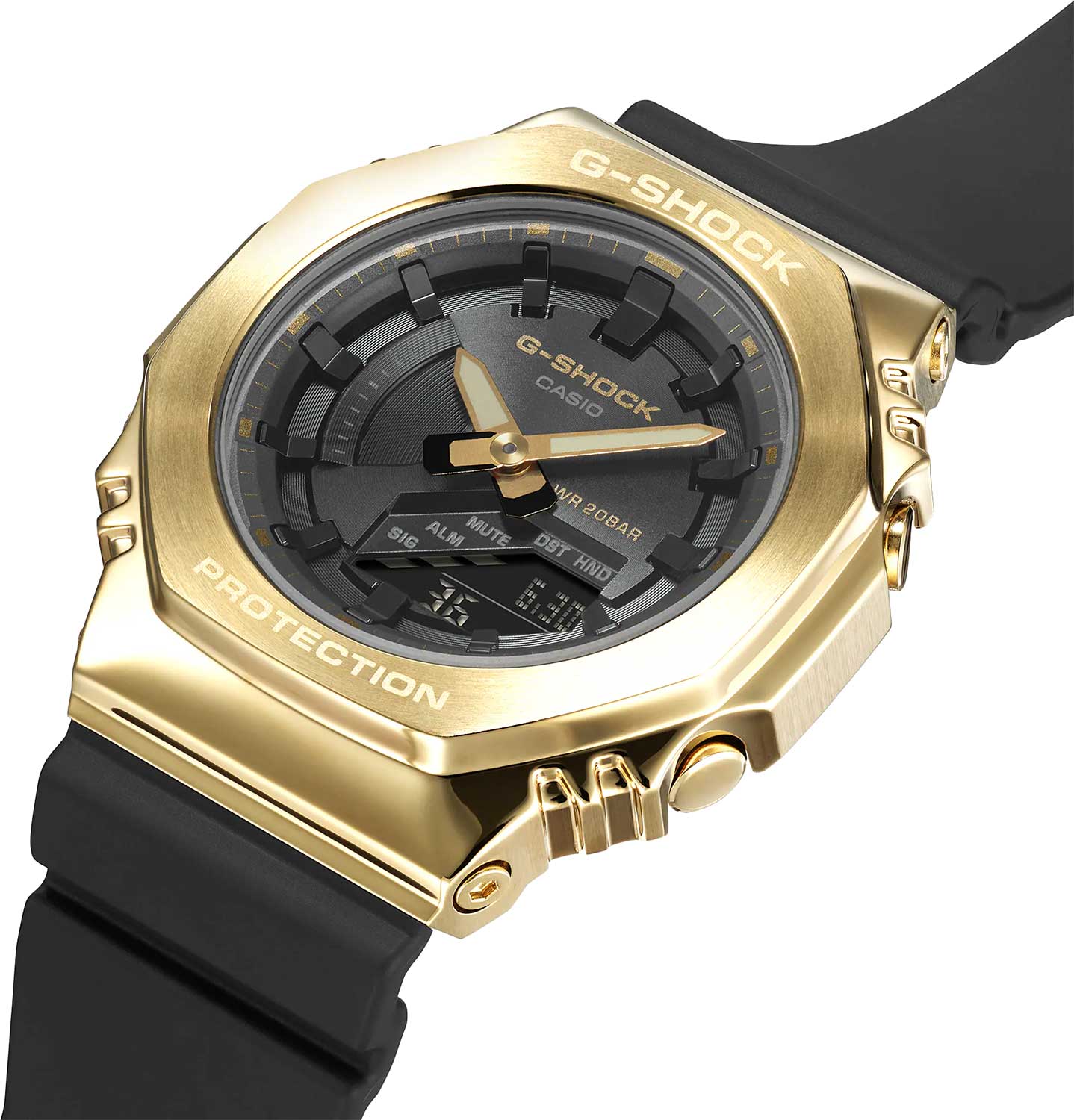 Японские наручные часы Casio G-SHOCK GM-S2100GB-1A с хронографом