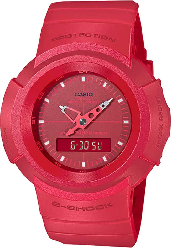 Японские наручные часы Casio G-SHOCK AW-500BB-4E с хронографом