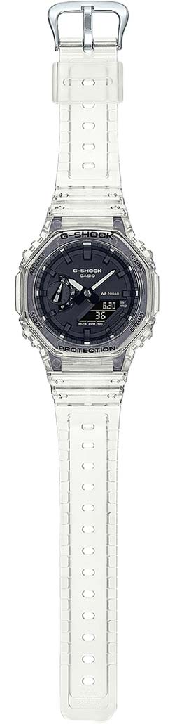 Японские наручные часы Casio G-SHOCK GA-2100SKE-7AER с хронографом
