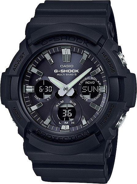 Японские наручные часы Casio G-SHOCK GAW-100B-1A с хронографом