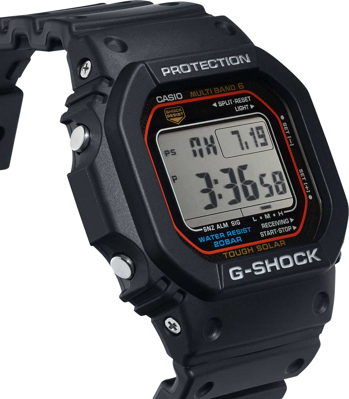 Японские наручные часы Casio G-SHOCK GW-M5610U-1ER с хронографом