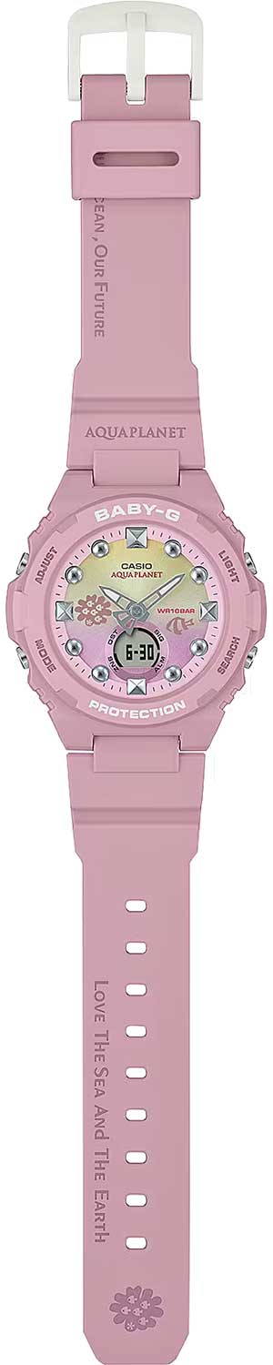 Японские наручные часы Casio Baby-G BGA-320AQ-4A с хронографом