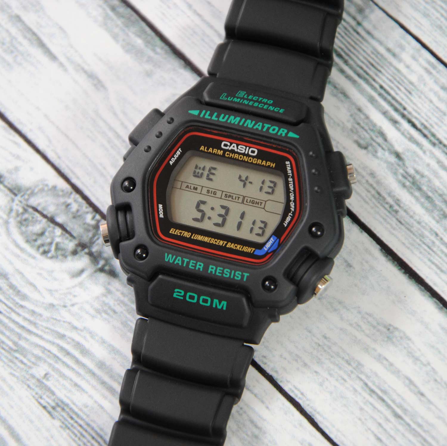 Японские наручные часы Casio Collection DW-290-1V с хронографом
