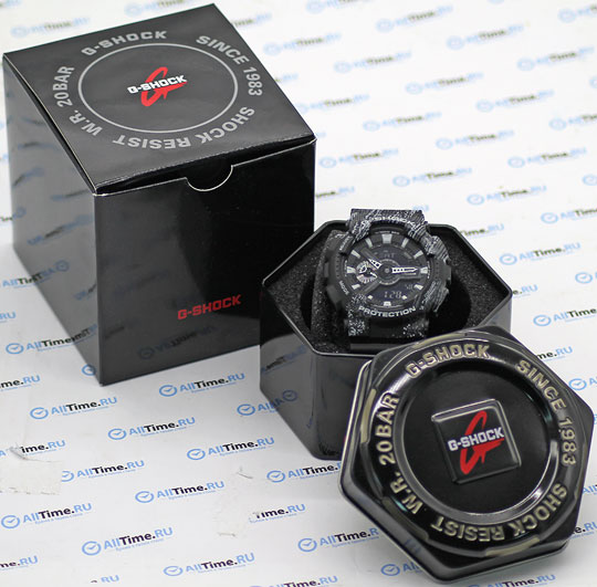 Японские наручные часы Casio G-SHOCK GA-110TX-1A с хронографом