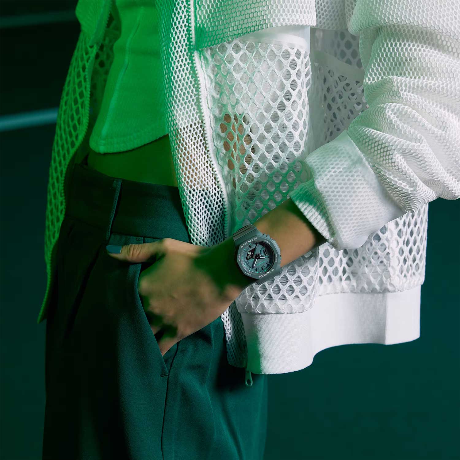 Японские наручные часы Casio G-SHOCK GMA-S2100GA-3A с хронографом