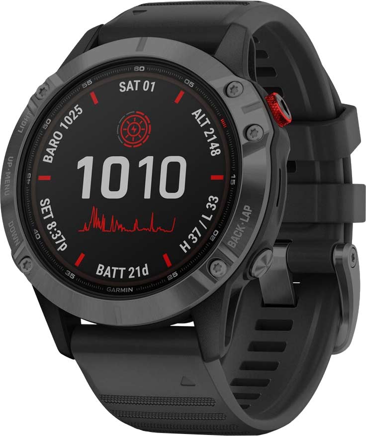 Умные часы Garmin Fenix 6 Pro Solar Slate Gray 010-02410-15