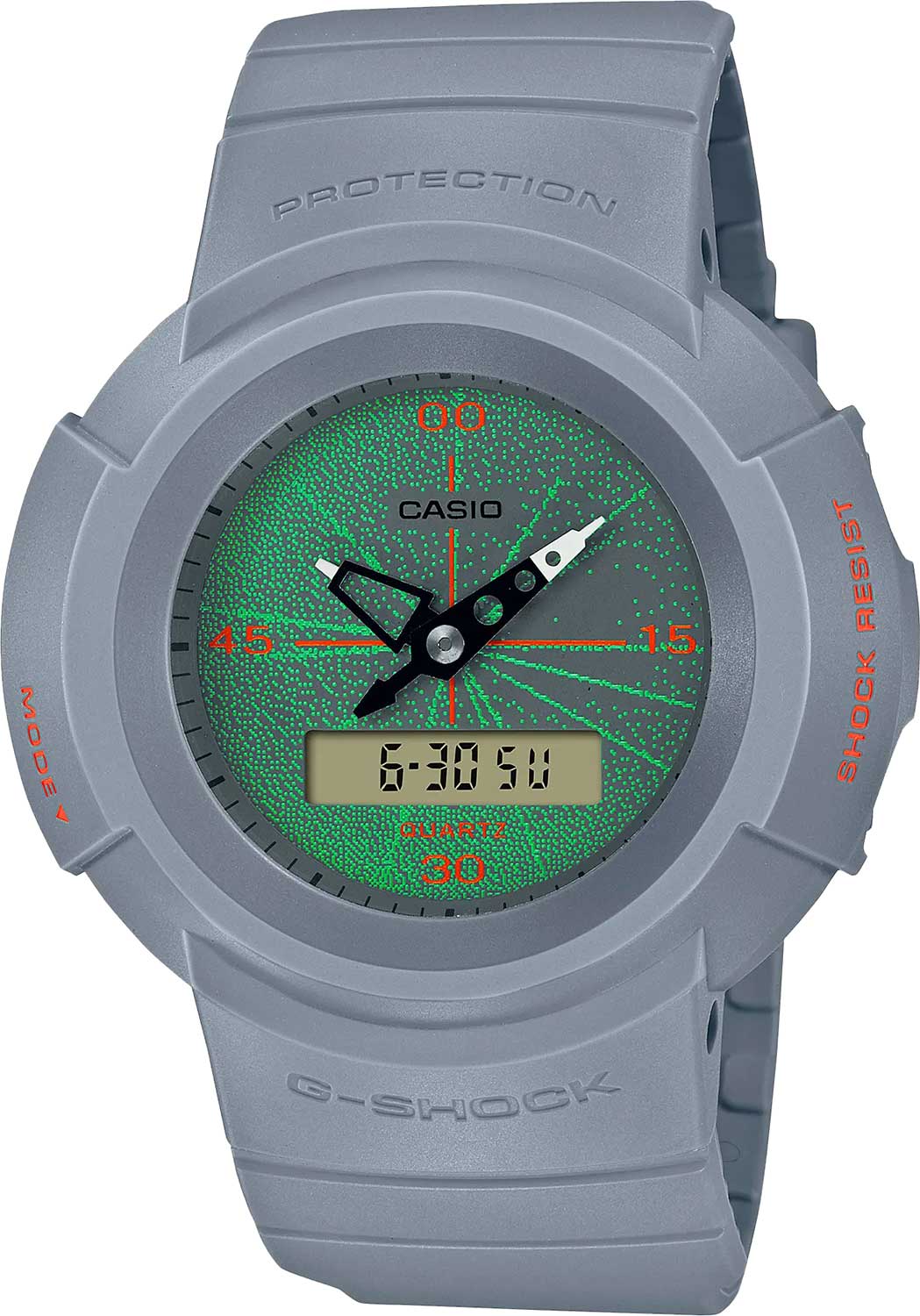 Японские наручные часы Casio G-SHOCK AW-500MNT-8A с хронографом