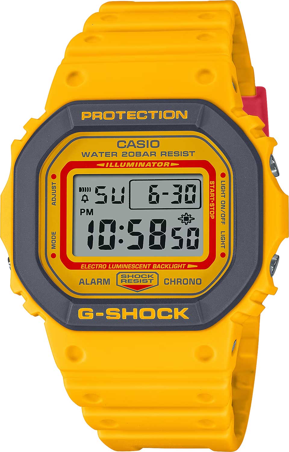 Японские наручные часы Casio G-SHOCK DW-5610Y-9 с хронографом