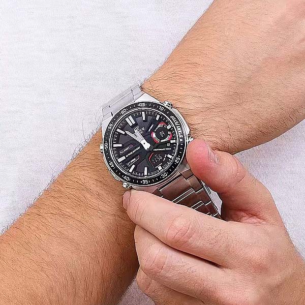 Японские наручные часы Casio Edifice EFV-C110D-1A4 с хронографом