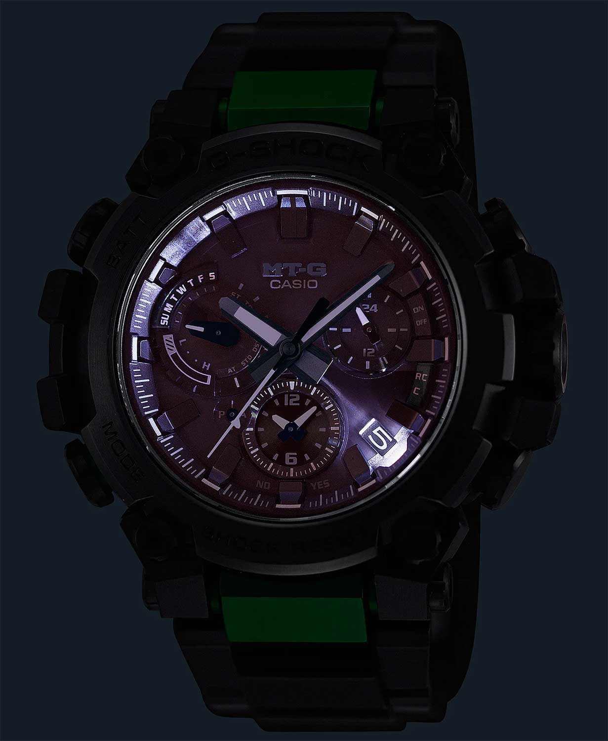 Японские наручные часы Casio G-SHOCK MTG-B3000BD-1A2ER с хронографом