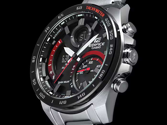 Японские наручные часы Casio Edifice ECB-900DB-1AER с хронографом