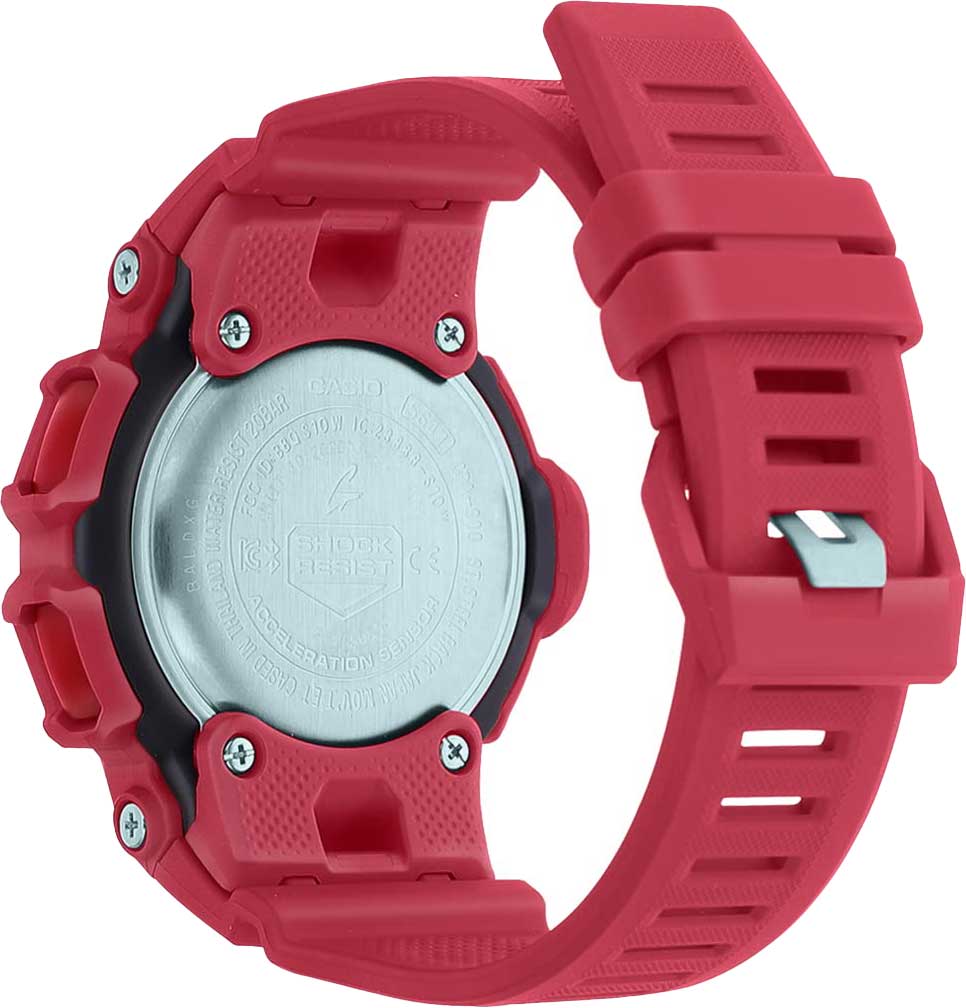 Японские спортивные наручные часы Casio G-SHOCK GBA-900RD-4A с хронографом