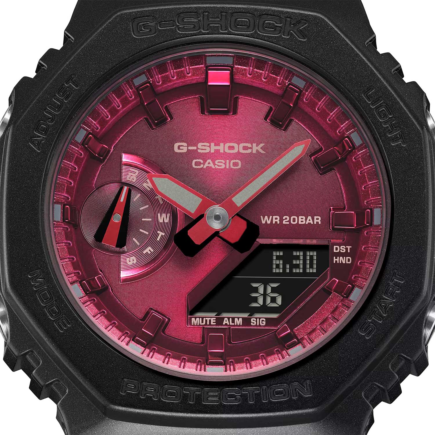 Японские наручные часы CASIO G-SHOCK GMA-S2100RB-1A