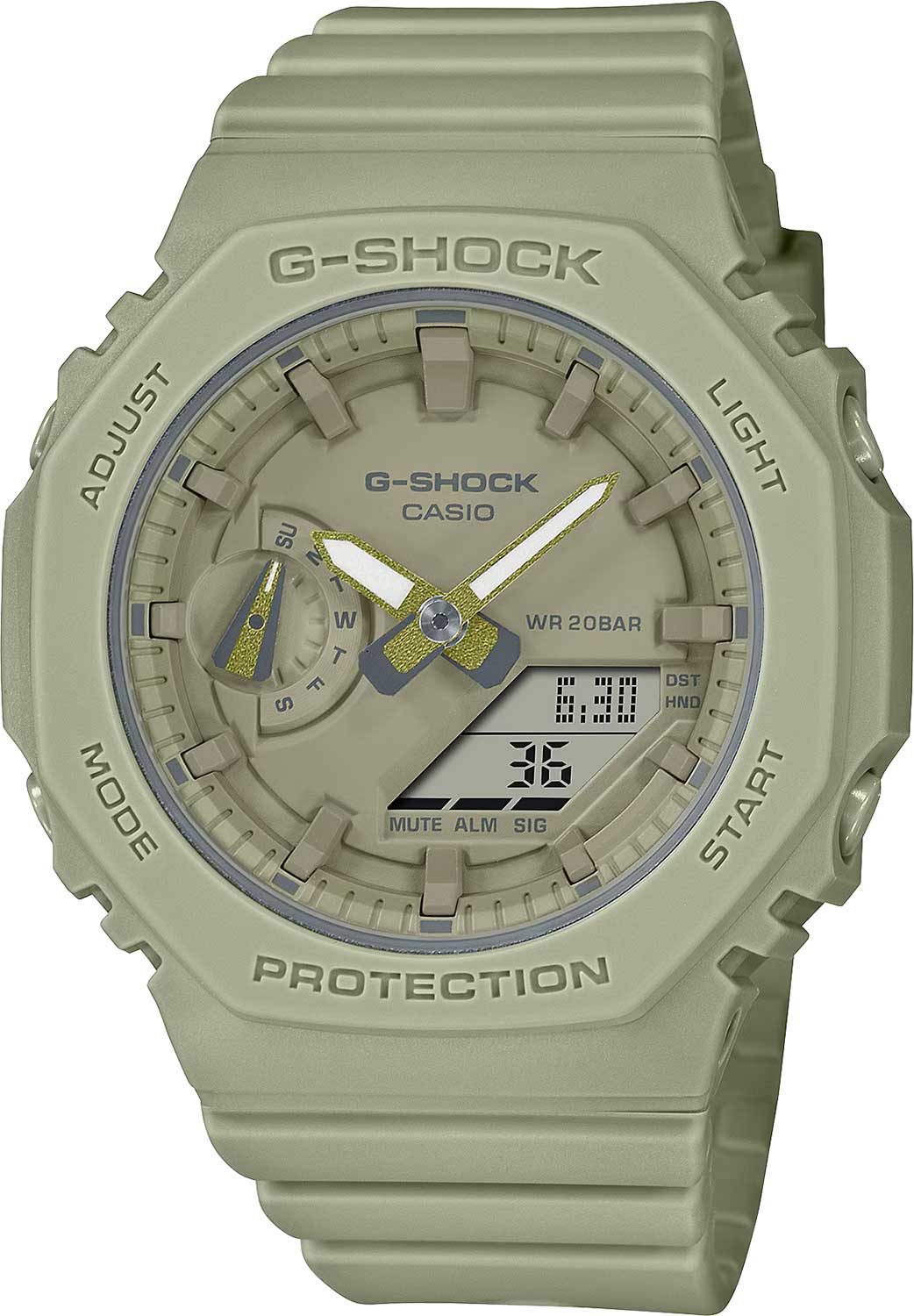 Японские наручные часы Casio G-SHOCK GMA-S2100BA-3A с хронографом