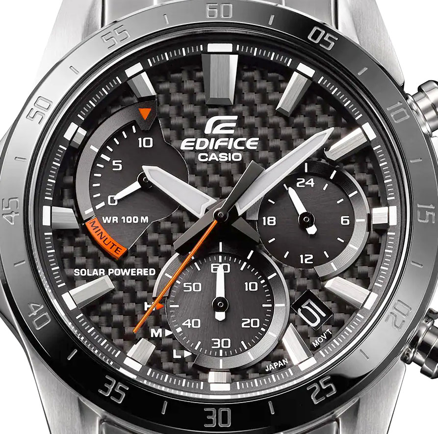 Японские наручные часы Casio Edifice EQS-930DB-1A с хронографом