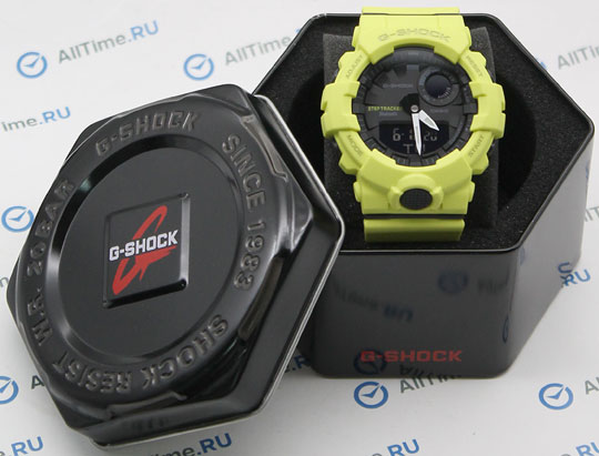 Японские спортивные наручные часы Casio G-SHOCK GBA-800-9A с хронографом