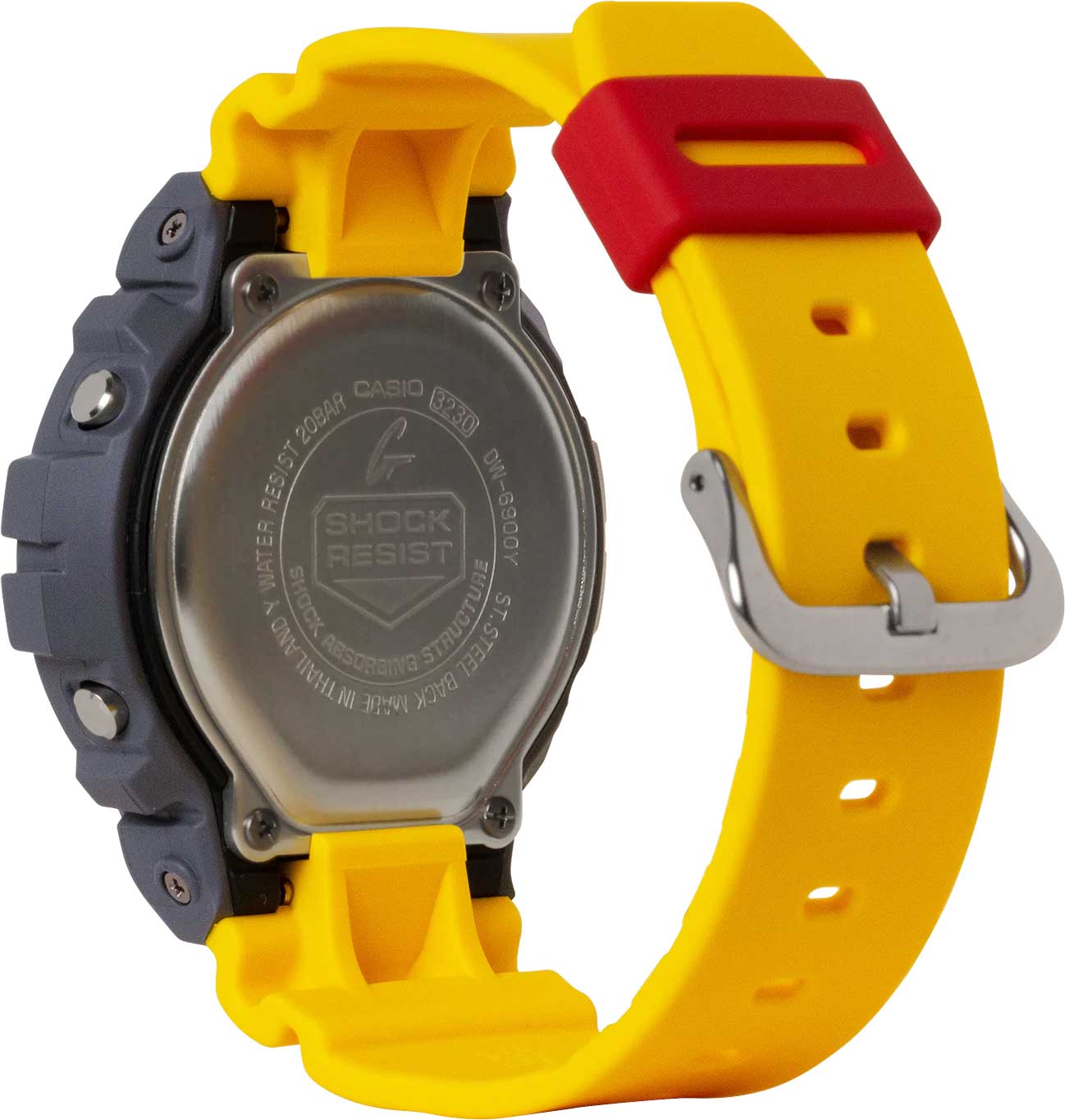 Японские наручные часы Casio G-SHOCK DW-6900Y-9 с хронографом