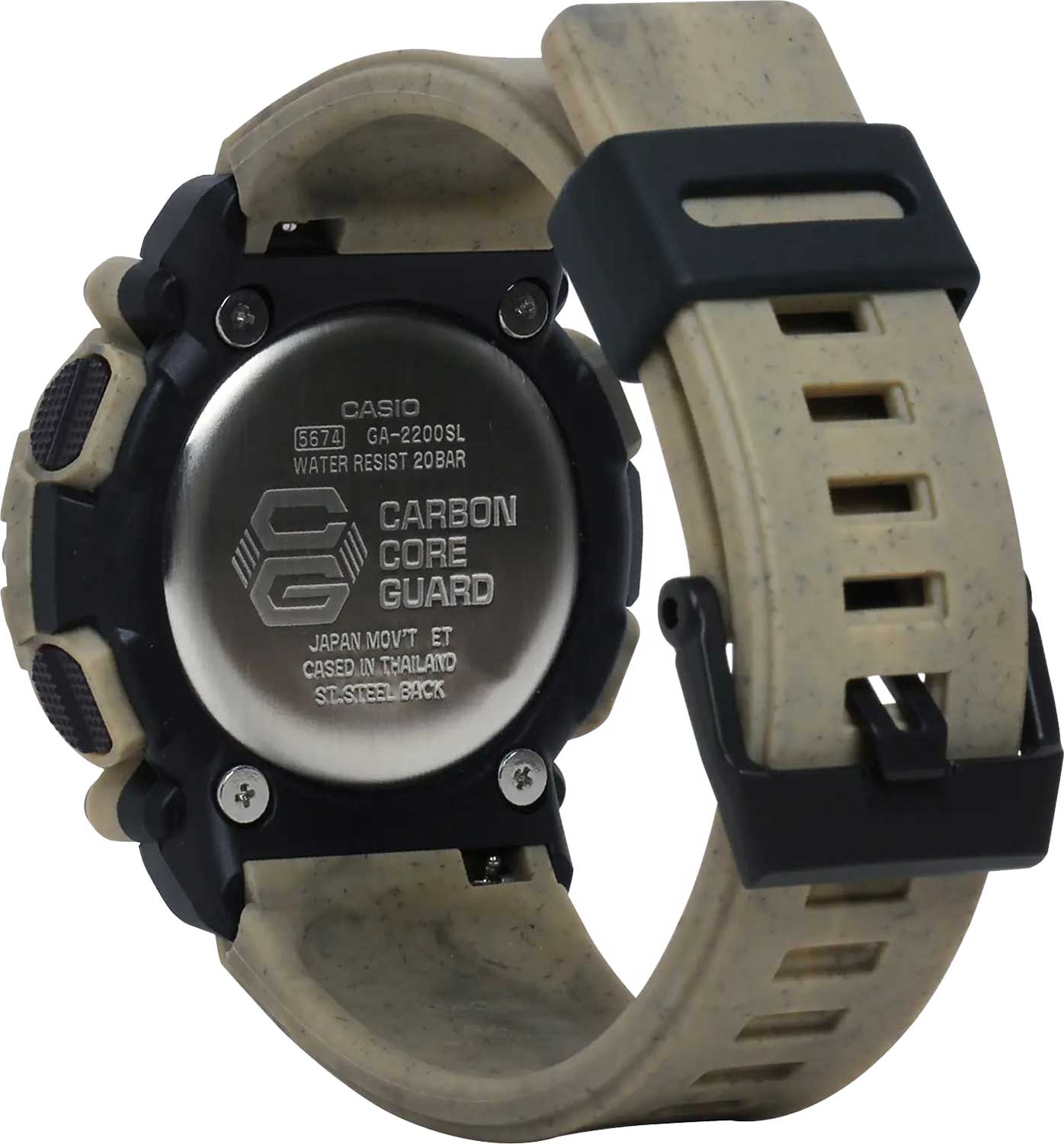 Японские наручные часы Casio G-SHOCK GA-2200SL-5A с хронографом