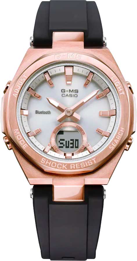 Японские наручные часы Casio Baby-G MSG-B100G-1AER с хронографом