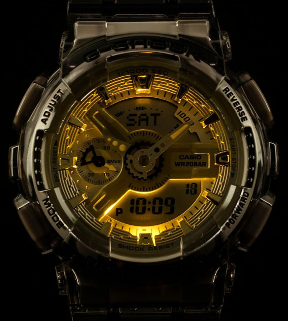 Японские наручные часы Casio G-SHOCK GMA-S110GS-8AER с хронографом