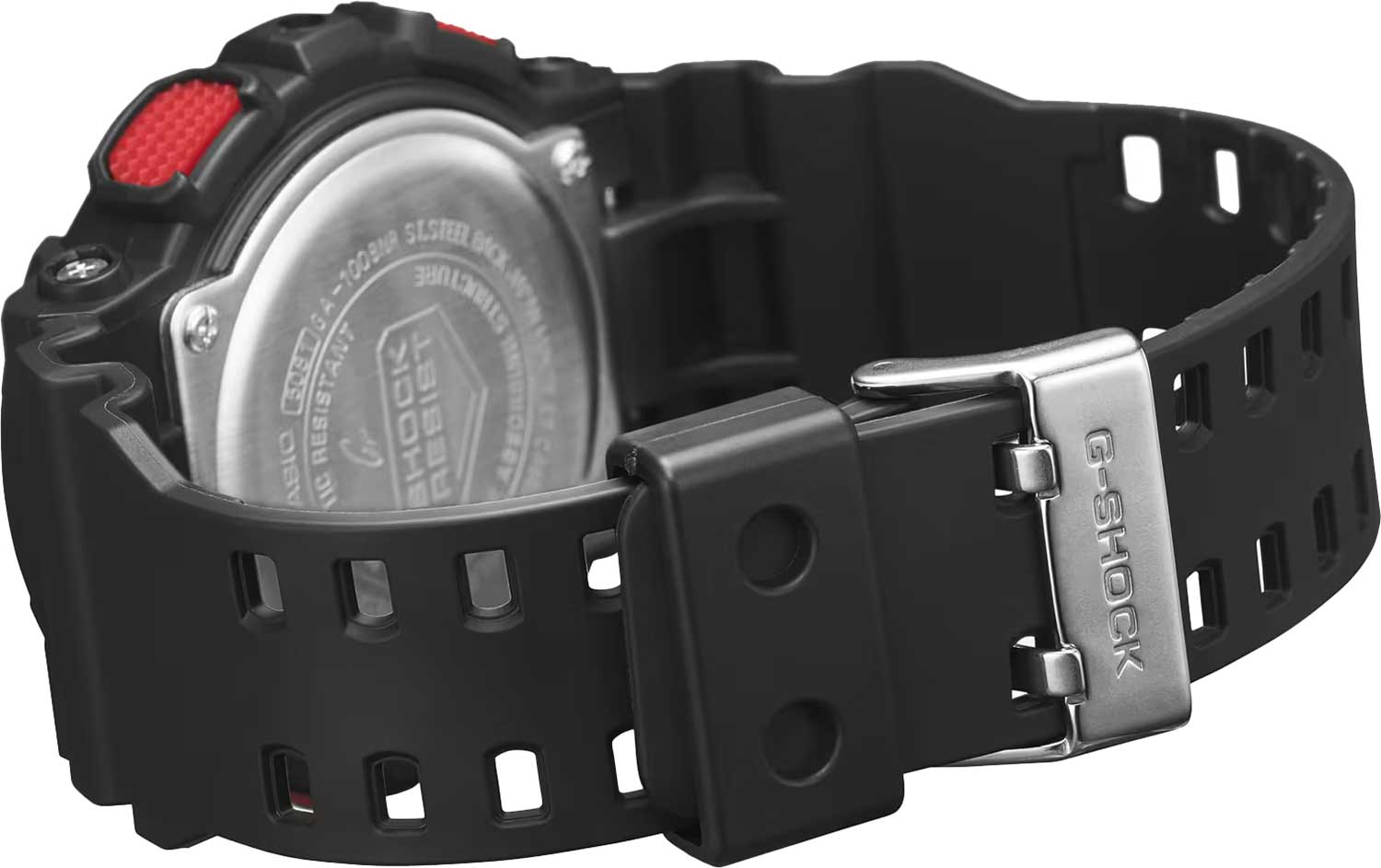 Японские наручные часы Casio G-SHOCK GA-100BNR-1A с хронографом