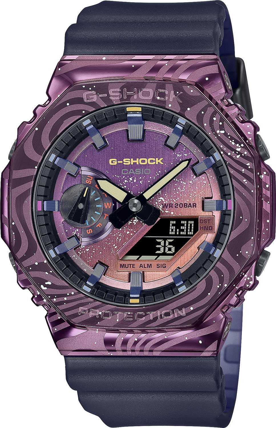 Японские наручные часы Casio G-SHOCK GM-2100MWG-1A с хронографом