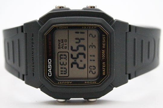 Японские наручные часы Casio Collection W-800HG-9A с хронографом